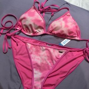 PINK VS Tie-Dye Bikini Set
